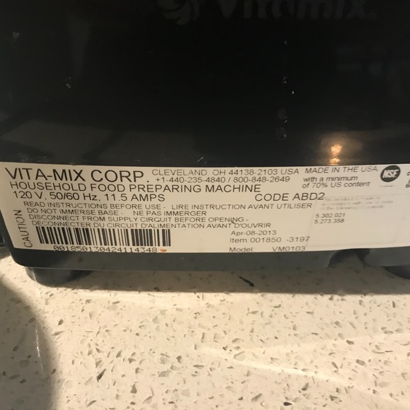 Vitamix Creations II Blender Low Profile Container - Picture 3 of 8